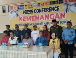 Hasil Perhitungan Sementara Pilkada Sorong, Bupati Terpilih Dr. Jhony Kamuru Ucapkan Syukur