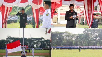 Upacara Bendera Hari Pahlawan, Sekda Budiasa Mengajak Seluruh Masyarakat Meneladani Nilai-nilai Kepahlawanan