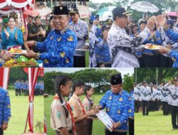 HUT KORPRI dan PGRI, Bupati Jembrana: Bapak Ibu Terus Berkontribusi untuk Kemajuan Jembrana