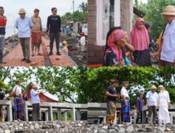 Bupati Tamba Berikan Bantuan Beras kepada Warga yang Terdampak Terjangan Angin Puting Beliung