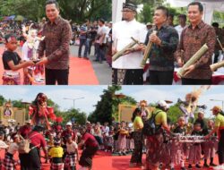 Bupati Kembang Buka Pawai Ogoh-ogoh Anak Usia Dini se-Kabupaten Jembrana