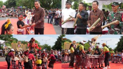 Bupati Kembang Buka Pawai Ogoh-ogoh Anak Usia Dini se-Kabupaten Jembrana