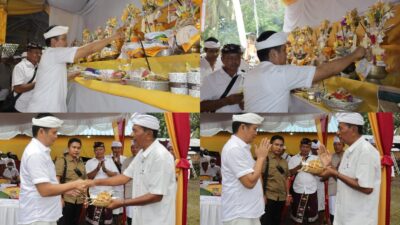 Hadirin Upacara Pitra Yadnya Pengabenan, Bupati Kembang: Semoga Prosesi Ini Dilaksanakan dengan Tulus Ihklas