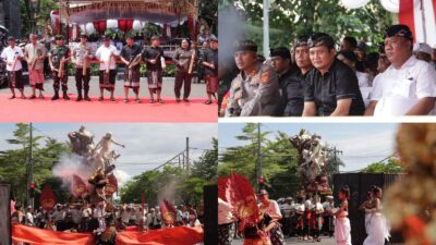 Parade Ogoh-ogoh Berlangsung Lancar, Bupati Kembang: Saya Merasa Bangga Kerja Keras kita Bersama