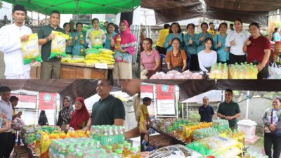 Pantau Kegiatan Pasar Murah, Wabup Patriana: Mudah-mudahan Bermanfaat dan Mengurangi Beban inflasi