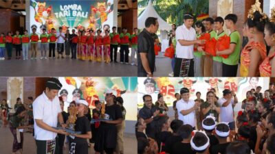 Lomba Tari Bali se-Jembrana, Bupati Kembang Berharap Kegiatan Ini Langkah Awal Lahirkan Seniman Berbakat
