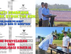 Mutasi Perdana Bupati Jembrana Digelar di Tengah Sawah: 34 Pejabat Struktural Eselon III dan IV Resmi Dimutasi