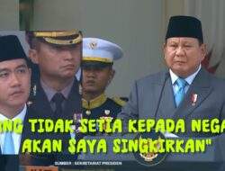 Presiden Prabowo Tegas di Hari Lahir Pancasila: “Siapa Pun yang Tidak Setia kepada Negara Akan Saya Singkirkan, Tanpa Pandang Bulu”
