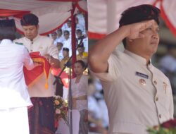 Pimpin Upacara HUT RI, Bupati Kembang Mengajak Seluruh Lapisan Masyarakat untuk Terus Meneladani Semangat Perjuangan Para Pahlawan