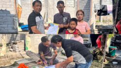 Gercep! Plt. Kadis Dukcapil Jembrana Berikan Bantuan Sembako dan Dokumen Warga yang Terbakar di Desa Pergung