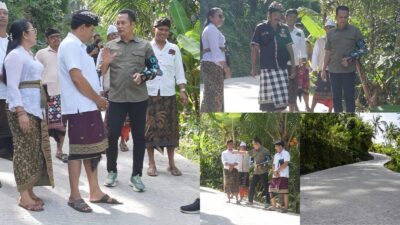 Warga Tempek Giri Sari Sambut Gembira dengan Janji Bupati Kembang Saat Kampanye, Akhirnya Jalan Selesai Dibangun