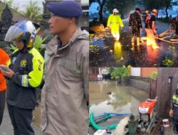 Hujan Deras yang Mengguyur Wilayah Kabupaten Jembrana, Akibatkan Banjir di Sejumlah Titik