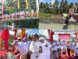 Jembatan Gantung Yehembang Diresmikan Bupati Kembang Hartawan