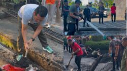 Pemkab Jembrana Gelar Kegiatan Gotong Royong Bersama Untuk Antisipasi Potensi Banjir di Jembrana