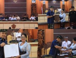 Wabup Patriana Hadiri Rapat Paripurna IV DPRD Jembrana dan Sepakati Sahkan Empat Ranperda Menjadi Perda