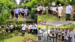 Mantap Betul di Tengah Kebun Kakao Bupati Kembang Gunakan Tempat Pelantikan Puluhan Pejabat Pemkab Jembrana