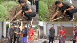 Bupati Kembang Lakukan Kunker ke Desa Tukadaya Pantau Progres Pembangunan Wantilan dan Jaringan Air Bersih