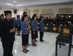 Pejabat Tinggi dan PNS Formasi Tahun 2024 Dilantik Bupati Kembang Hartawan di Aula Lantai 2 Jimbarwana