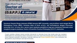 Raih Gelar Doktor Kelas Dunia, Program D.S.P.P. Kini Resmi Hadir di Jakarta