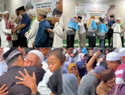 Suasana Haru Biru Menyambut Kepulangan Jemaah Haji Jembrana
