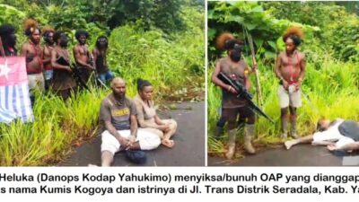 Aksi Keji Kelompok Bersenjata di Yahukimo: Tiga Warga Sipil Meninggal Usai Disiksa