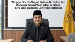 Langkah Dr. Fachrul Razi Menjadi Profesor Kian Dekat Usai Dilantik Sebagai Warek Universitas Kartamulia