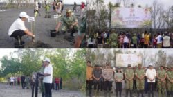 Perkuat Kemanunggalan, 1.400 Peserta Aksi Lingkungan Hijaukan Kawasan Pesisir Melaya