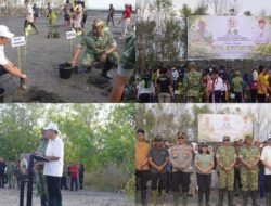 Perkuat Kemanunggalan, 1.400 Peserta Aksi Lingkungan Hijaukan Kawasan Pesisir Melaya