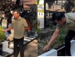 Kunjungi SMPN 5 Melaya, Bupati Jembrana Cabut Rumput Liar dan Ajak Siswa Rawat Taman Sekolah
