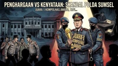 Polda Sumsel Raih Kompolnas Award Saat Dipolisikan ke Propam: Potret Simulakra dan Cacat Moral Pengawasan Hukum