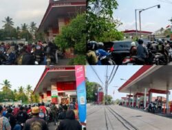 BBM Langka di Jembrana, Antrean Kendaraan Mengular Hingga 700 Meter