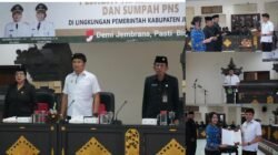 Bupati Jembrana Lantik Pejabat Administrator Baru, Tekankan Penguatan Ekonomi Lokal
