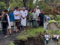 Longsor Terjang Kecamatan Mendoyo, Bupati Jembrana Instruksikan Perhitungan Teknis Darurat